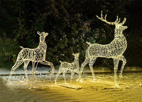 Светодиодные фигуры животных в Нефтеюганске